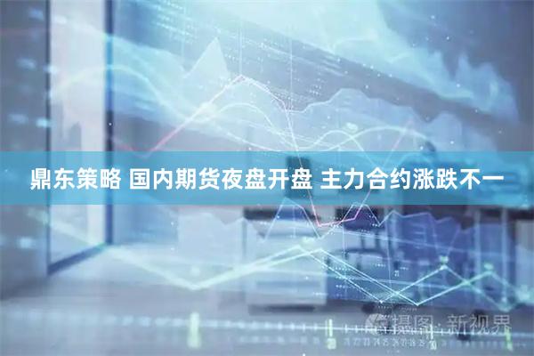 鼎东策略 国内期货夜盘开盘 主力合约涨跌不一
