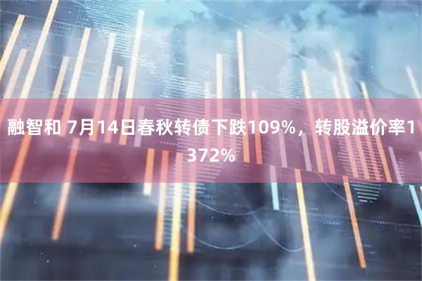 融智和 7月14日春秋转债下跌109%，转股溢价率1372%